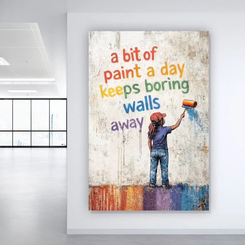 Poster Motivierendes Pop Art Hochformat