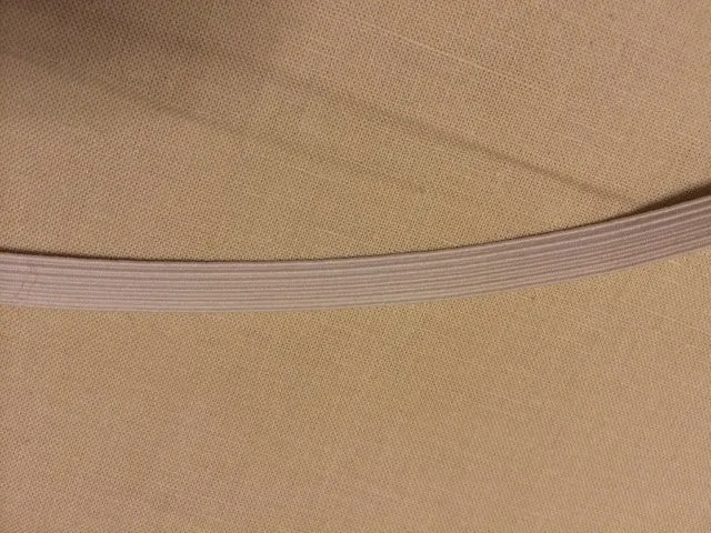 Einziehgummi weiß 7mm breit 10m