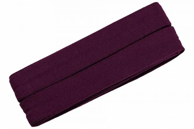 Jersey-Schrägband Viskose 3 Meter lila rotlila Nr. 919