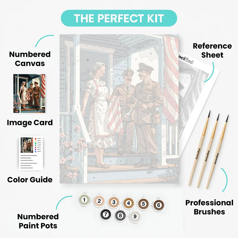 Homecoming Heroes - Paint by Numbers Kit