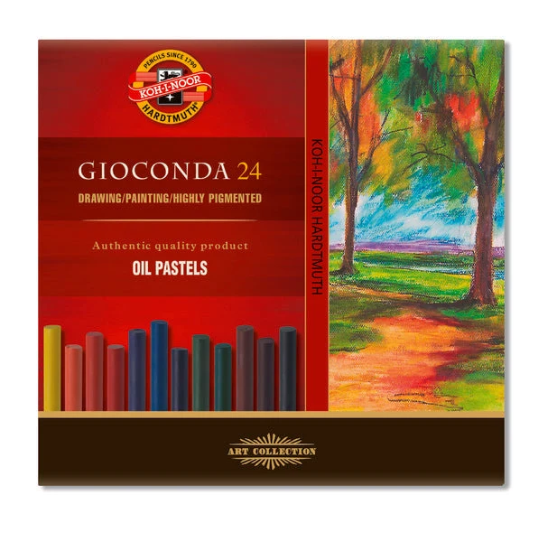 GIOCONDA Artist Oil Crayons, Set of 24