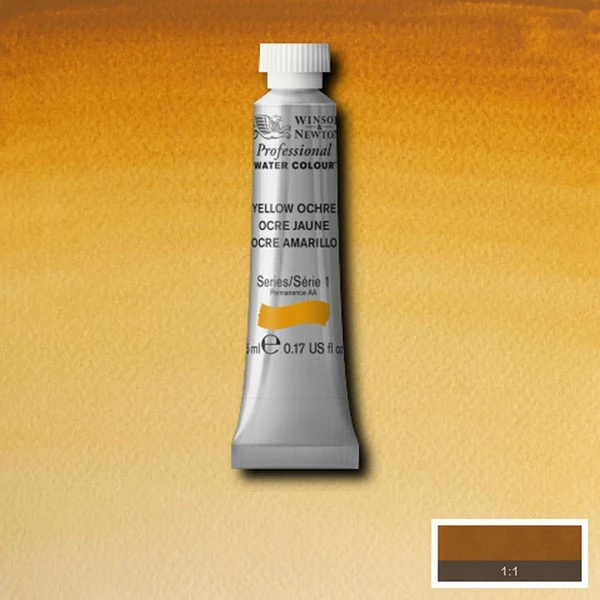 Winsor and Newton - Professional Artists' Watercolour - 5ml - Yellow Ochre