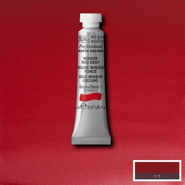 Winsor and Newton - Professional Artists' Watercolour - 5ml - Winsor Red Deep