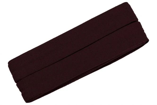 Jersey-Schrägband Viskose 3 Meter tiefburgund Nr. 501