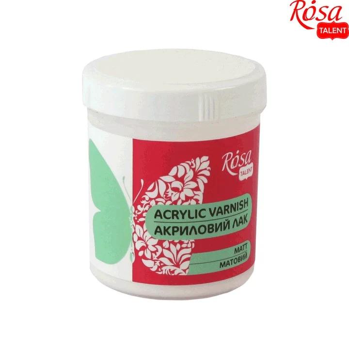 ROSA TALENT Matte Acrylic Varnish for Decorations, 100 ml