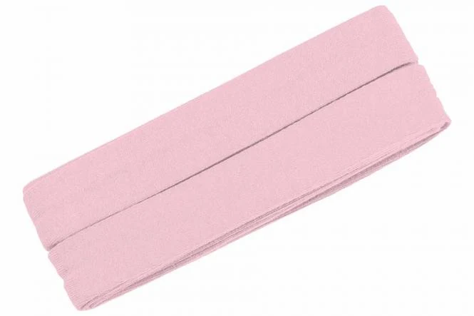 Jersey-Schrägband Viskose 3 Meter rosa zartrosa Nr. 011