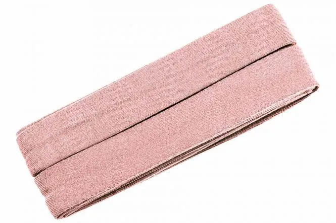 Jersey-Schrägband Viskose 3 Meter rosa dunkellachs Nrr. 133