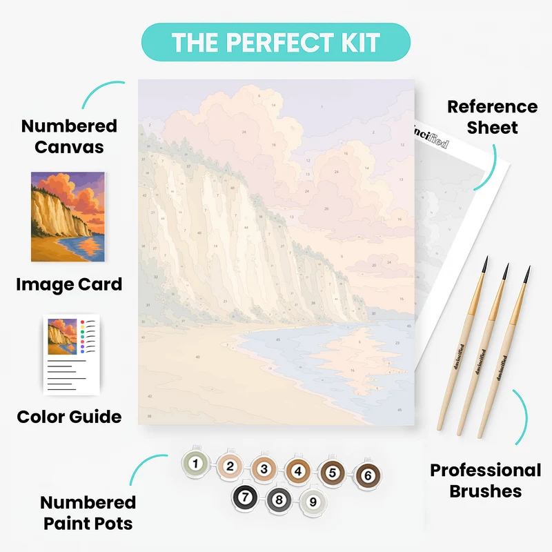 Toronto Cliffs Sunset - Paint by Numbers Kit