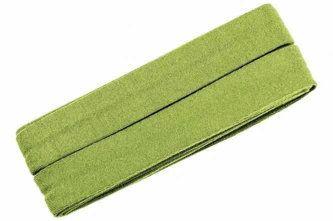 Jersey-Schrägband Viskose 3 Meter grün hellgrün Nr. 448