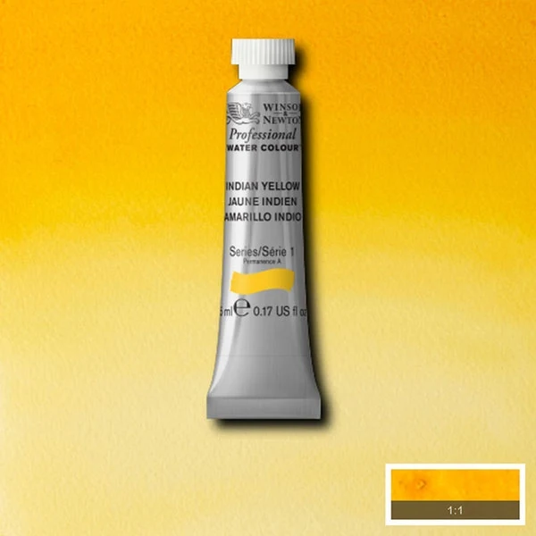 Winsor and Newton - Professional Artists' Watercolour - 5ml - Indian Yellow