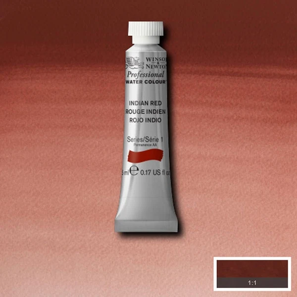 Winsor and Newton - Professional Artists' Watercolour - 5ml - Indian Red