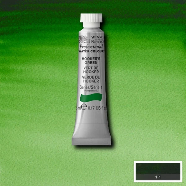 Winsor and Newton - Professional Artists' Watercolour - 5ml - Hookers Green