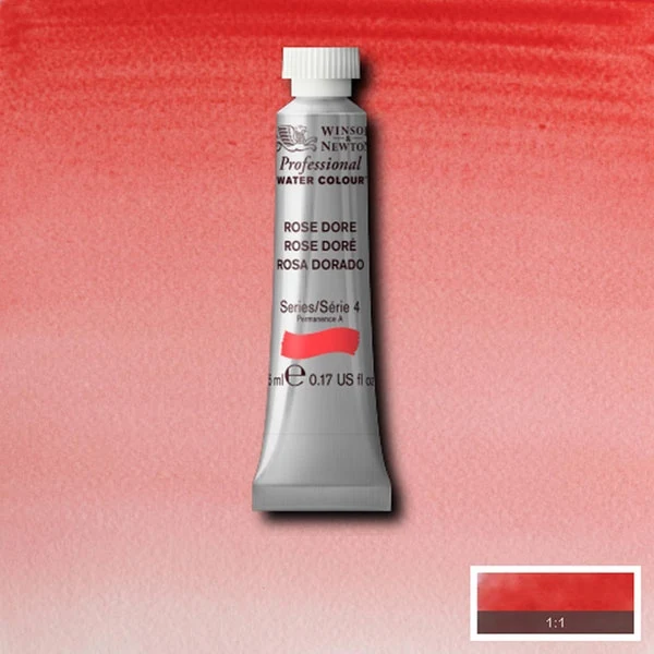 Winsor and Newton - Professional Artists' Watercolour - 5ml - Rose Dore