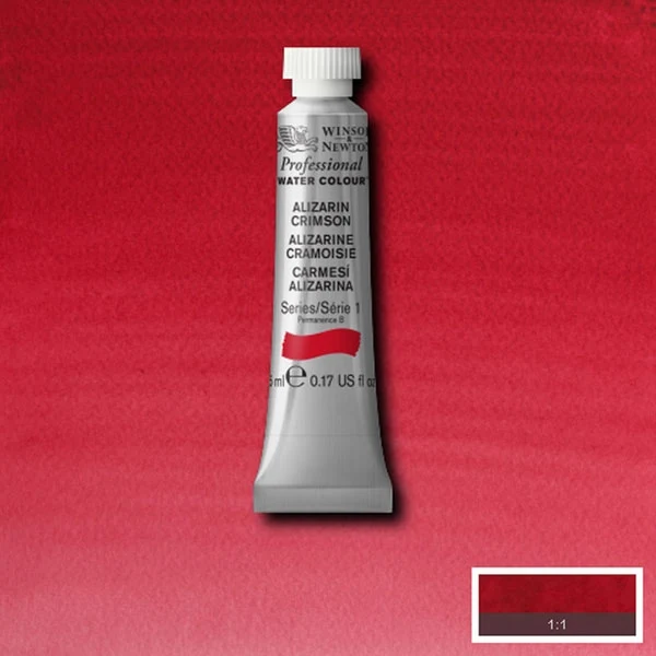 Winsor and Newton - Professional Artists' Watercolour - 5ml - Alizarin Crimson