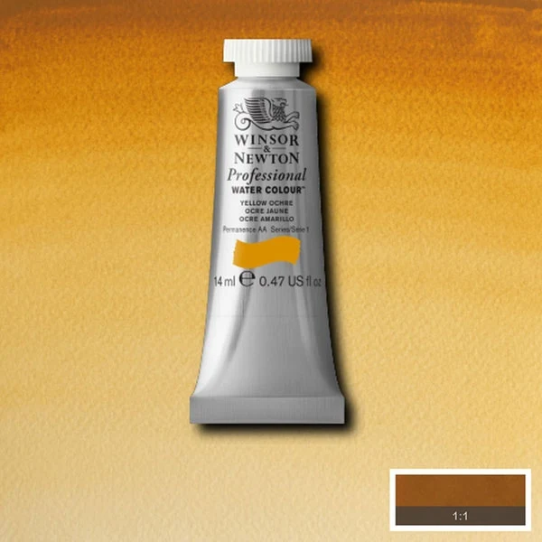 Winsor and Newton - Professional Artists' Watercolour - 14ml - Yellow Ochre