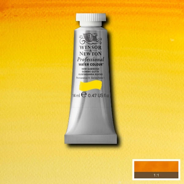 Winsor and Newton - Professional Artists' Watercolour - 14ml - New Gamboge