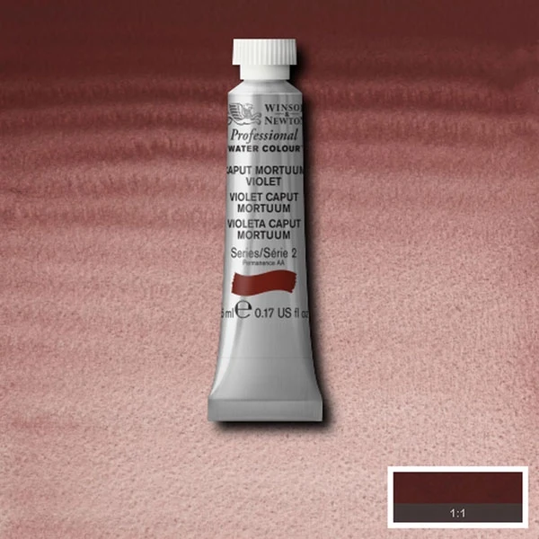Winsor and Newton - Professional Artists' Watercolour - 5ml - Caput Mortum Violet