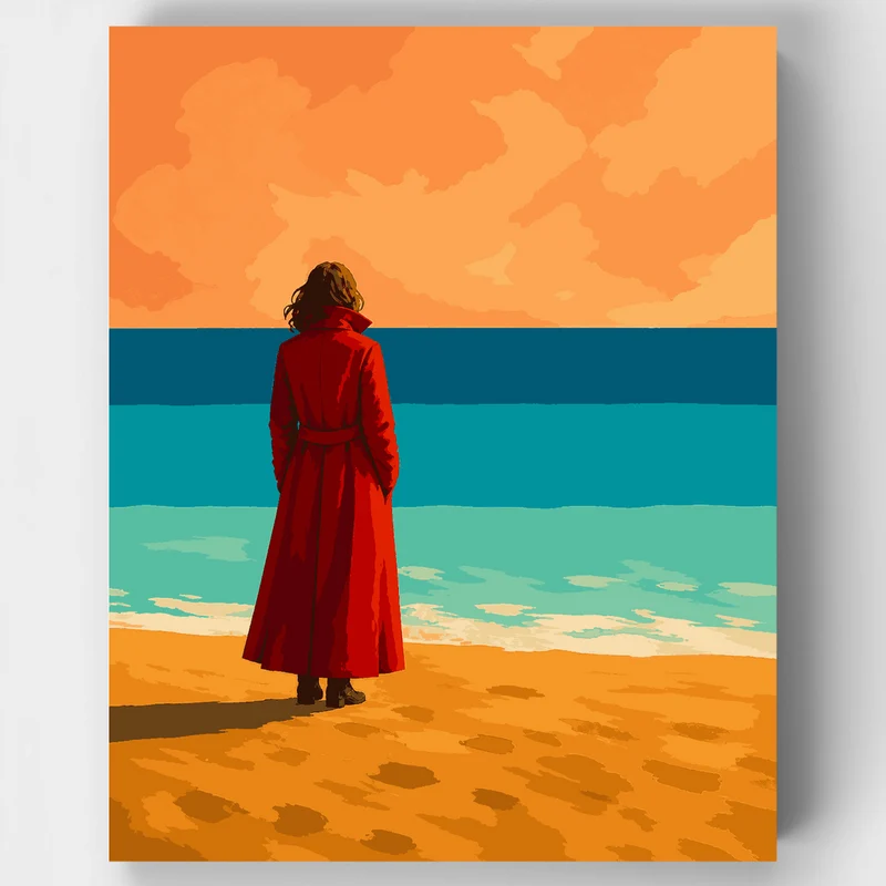 Red Coat Shoreline - Paint by Numbers Kit