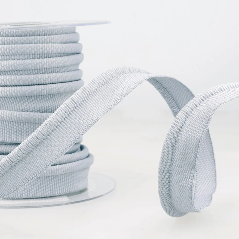 Paspelband 15mm grau hellgrau
