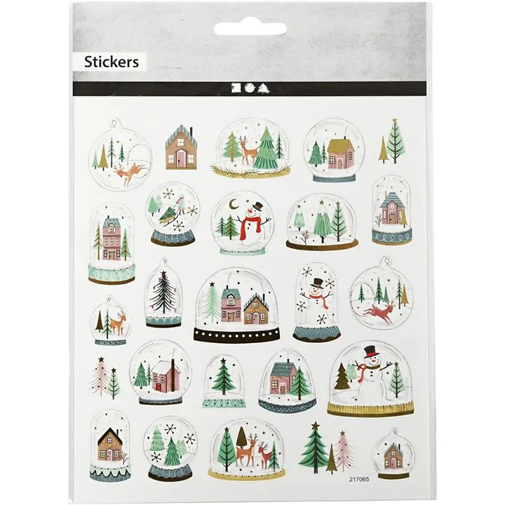 Set of 25 Christmas Stickers