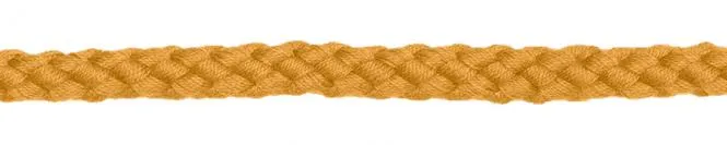 Bademantelkordel 8 mm gelb senfbraun