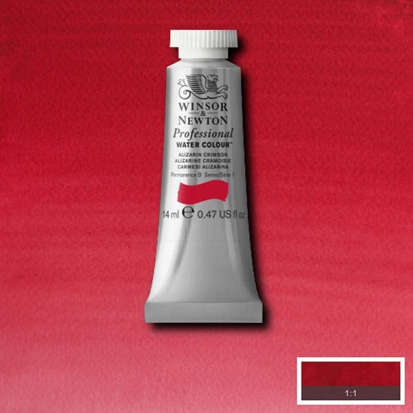 Winsor and Newton - Professional Artists' Watercolour - 14ml - Alizarin Crimson