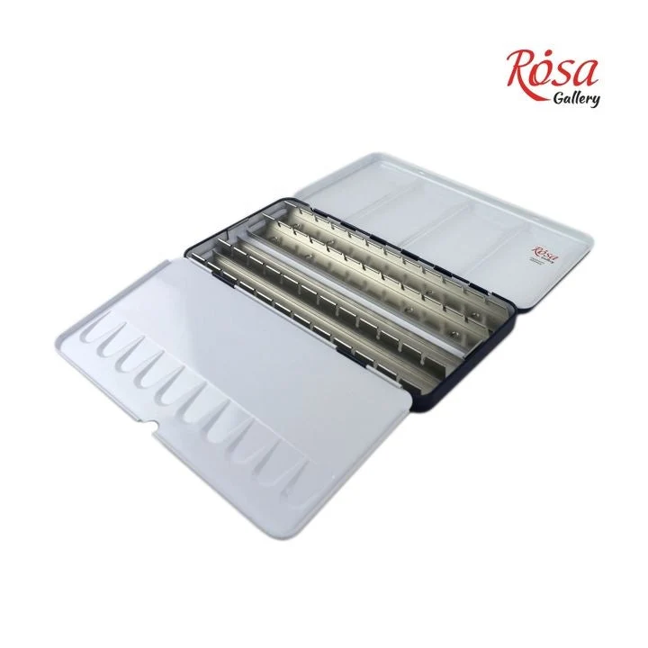 ROSA GALLERY Metallic Watercolor Paint Case, 28 Pans