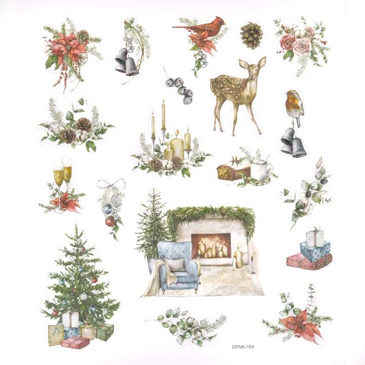 Set of 19 Christmas Stickers