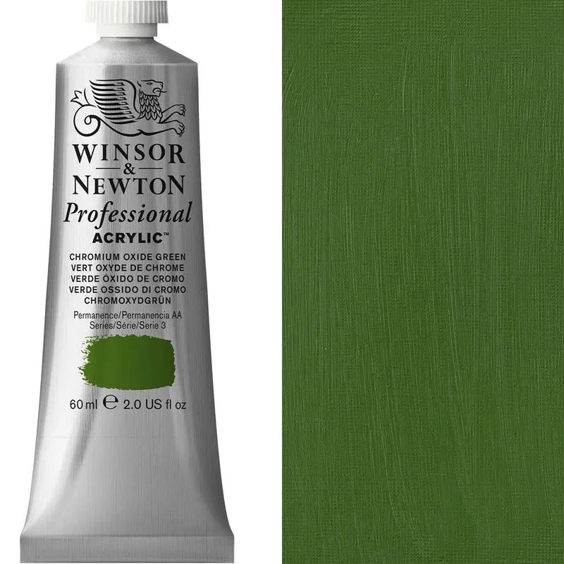Winsor and Newton - Professional Artists' Acrylic Colour - 60ml - Chromium Oxide Green