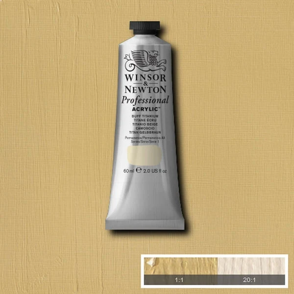 Winsor and Newton - Professional Artists' Acrylic Colour - 60ml - Buff Titanium