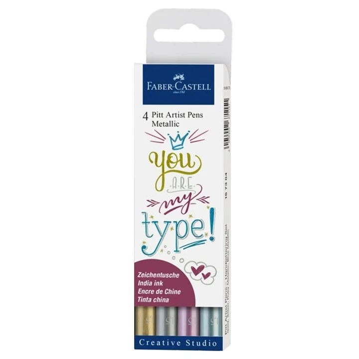 PITT Metallic Art Markers Set, My Type