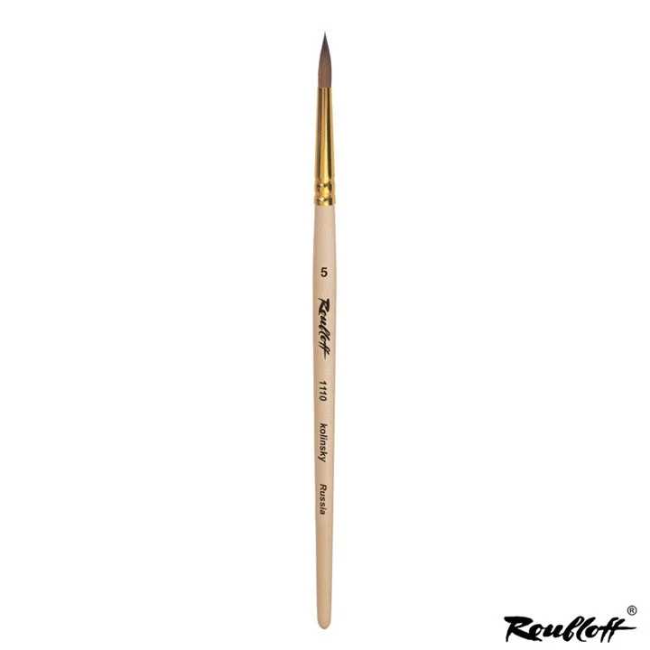 Roubloff 1110 Round Natural Kolinsky Brush