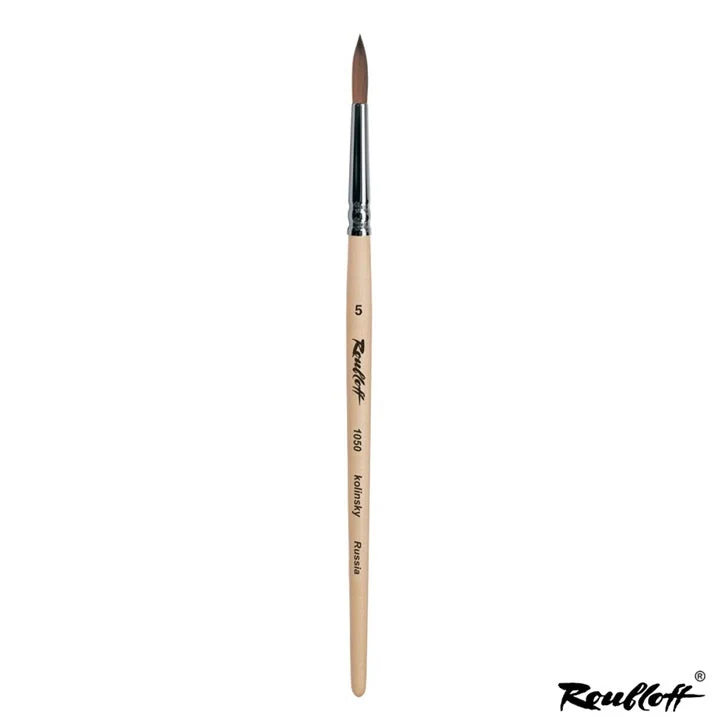 Roubloff Round Brush 1050, Natural Kolinsky