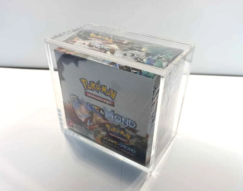 Acryl Premium Schutzbox / Case passend für Pokémon Display Drachenwandel