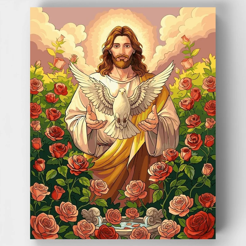 "Messenger of Peace" Paint by Numbers Kit