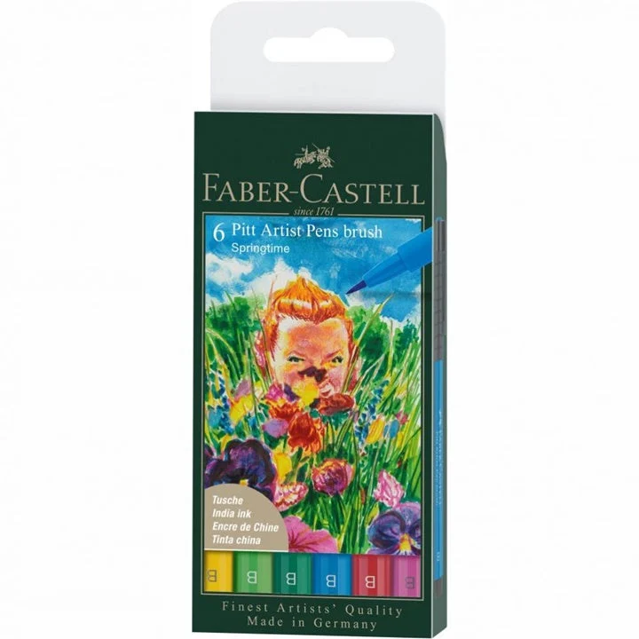 PITT Brush Art Markers Spring Set