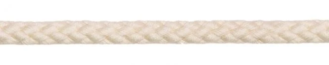 Bademantelkordel 8 mm weiß wollweiß