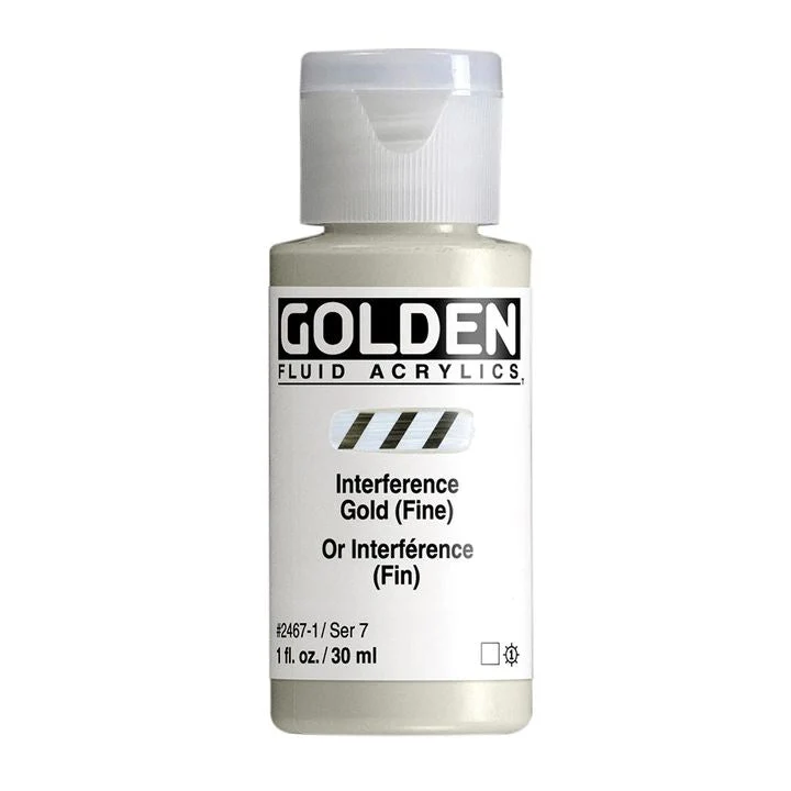 GOLDEN Fluid Interference Acrylic Paint, 30 ml