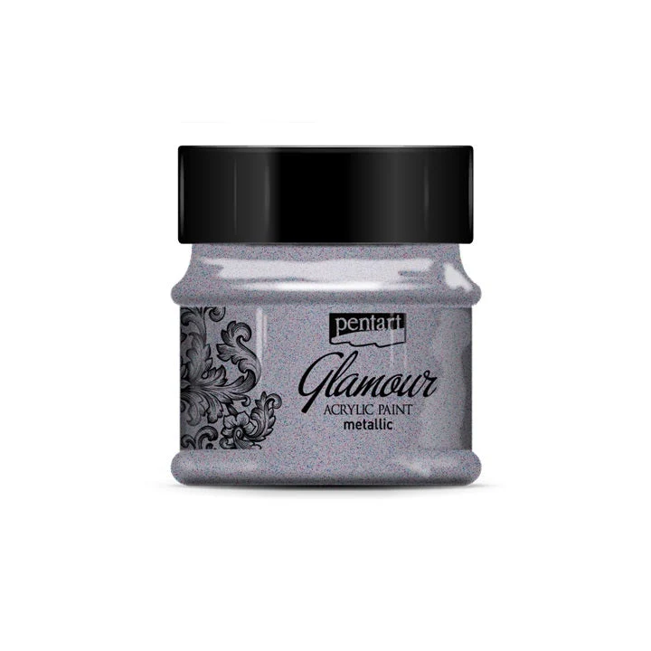 Glamour Metallic Acrylic Paint, 50 ml