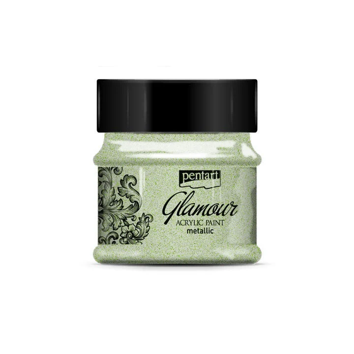 Glamour Metallic Acrylic Paint, 50 ml