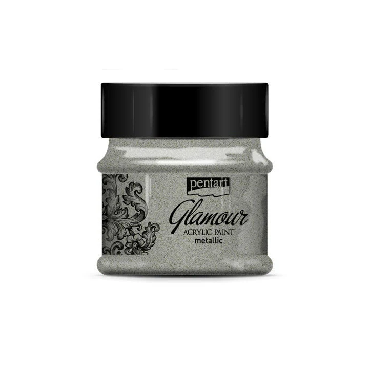 Glamour Metallic Acrylic Paint, 50 ml