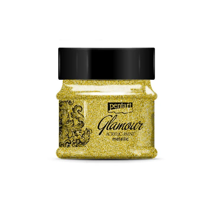 Glamour Metallic Acrylic Paint, 50 ml