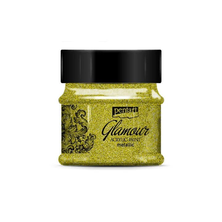 Glamour Metallic Acrylic Paint, 50 ml