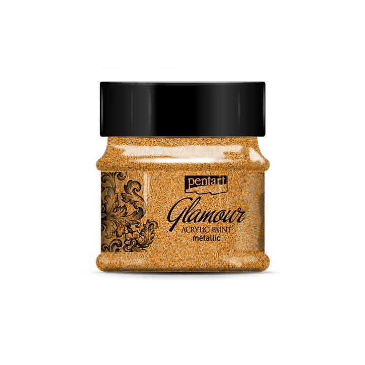 Glamour Metallic Acrylic Paint, 50 ml