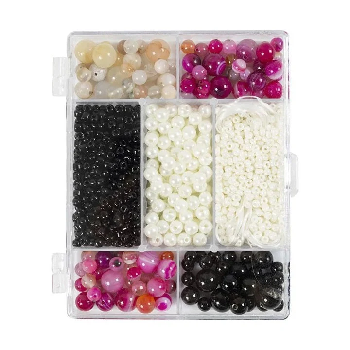 Jewelry-Making Craft Set - Pink Mix