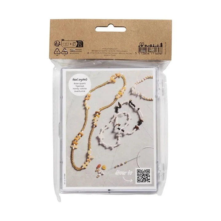 Jewelry-Making Craft Set, Brown-Black Mix