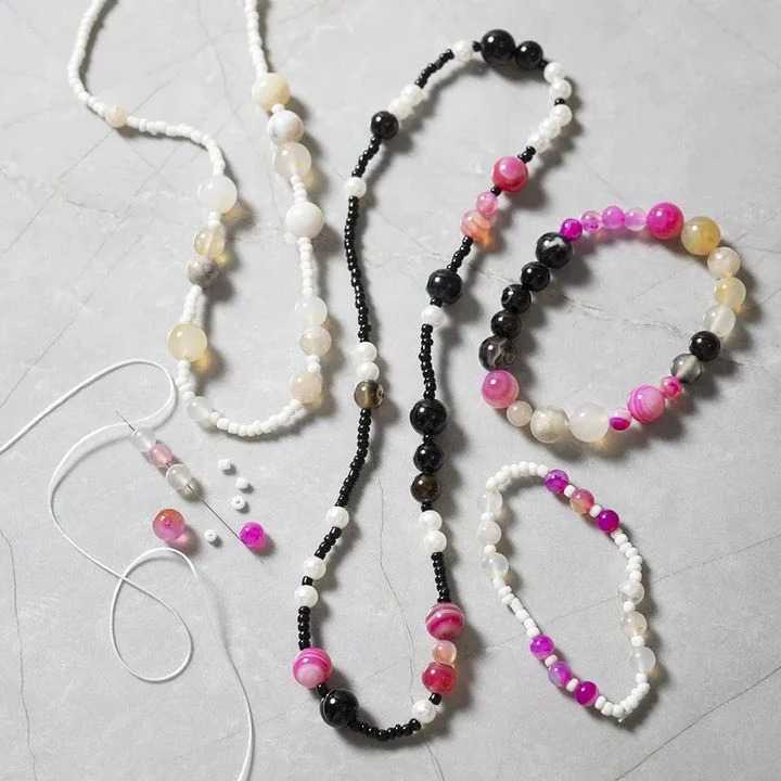 Jewelry-Making Craft Set, Brown Mix