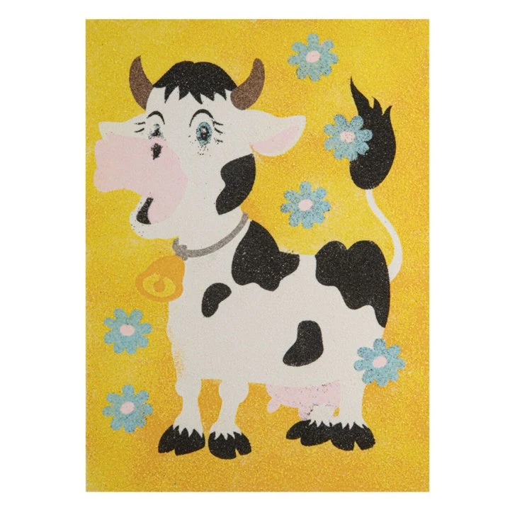 Farm Sand Art Pictures | 4 Sheets and 12 Colors of Sand