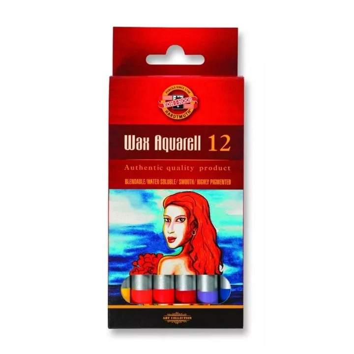 KOH‑I‑NOOR Watercolor Colored Pencils, Set of 12