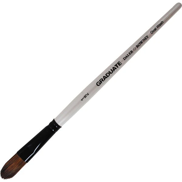 DALER-ROWNEY Oval Brush, PONY + Synthetic Hair